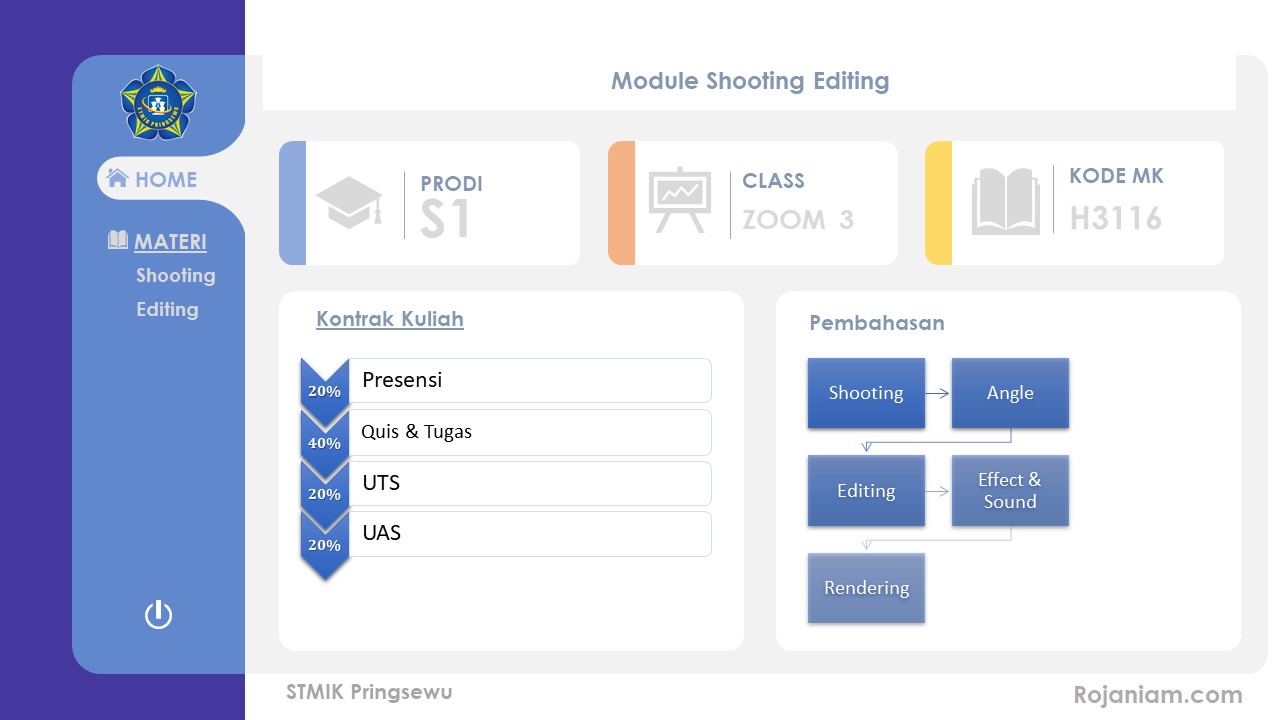 Template PPT Dashboard UI Fresh